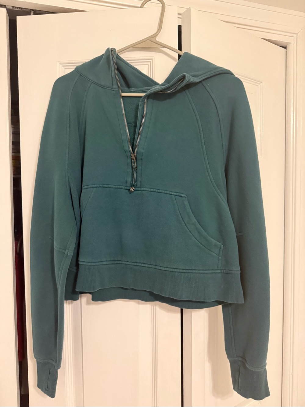lululemon athletica Teal Half-Zip Hoodie